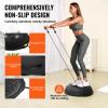 VEVOR 26-inch Half Exercise Ball Trainer, 1500 lbs Capacity Balance Ball, Includes Resistance Bands and Pump, Ideal for Full Body Workouts, Yoga, and Strength Training at Home Gym, Black view 4