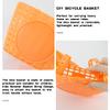 Kids Bike Basket, Bike Front Handlebar Basket, Bike Basket for Chirlden (Orange) view 3