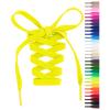 Handshop Flat Shoelaces 5/16" - Shoe Laces Replacements For Sneakers and Athletic Shoes Boots Neon Yellow 137 view 1