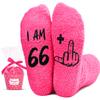 67th Birthday Gifts for Women - Happy 67 Year Old Birthday Gifts Ideas, Gift for 67 Year Old, 67th Socks in Pink view 1