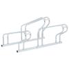 SKM Bicycle Stand for 3 Bikes Floor Freestanding Galvanised Steel (Weight-5KG) view 4