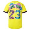 HOPSHION 90s Bel Air Baseball Jersey for Women Button Down Hip Hop Clothing Outfits HP006-#23-Yellow-XXXL view 4