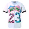 HOPSHION 90s Bel Air Baseball Jersey for Women Button Down Hip Hop Clothing Outfits HP006-#23-White-XXL view 1
