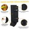 Peosaard Snake Proof Gaiters, Snake Gaiters Protective Snake Guards with Adjustable Strap Snake Proof Gators for Hiking Boots Water Resistant Snake Leggings for Men & Women, Snake Guard for Men view 4