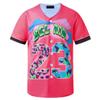 HOPSHION 90s Bel Air Baseball Jersey for Women Button Down Hip Hop Clothing Outfits HP006-#23-Red-XS view 1