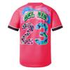 HOPSHION 90s Bel Air Baseball Jersey for Women Button Down Hip Hop Clothing Outfits HP006-#23-Red-XS view 4