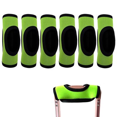 Wanty Neoprene Luggage Handle Wrap, Luggage Handle Wraps for Suitcase, Luggage Tags Identifiers with Hollow Design for Travel Accessories (6 PCS Green)