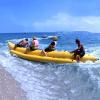 Hlixzoy Inflatable Banana Boat Towing Flying Fish Boat, Thickened PVC Inflatable Water Towing Tube, 3-6 Person Kayak Large Surfing Equipment, Water Inflatable Boat,5 People view 1