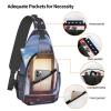 WSOIHFEC Sling Bag for Women Men Chest Bag Lantern snow Crossbody Bag Small Sling Backpack Fanny Packs Hiking Daypack view 3
