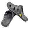 AntiStatic Slippers Closed Toe Six-hole Sandals | ESD Safe Conductive Slippers | Provides Earthing Grounding for Static Control | Unisex,Black (Black, US Footwear Size System, Adult, Men, Numeric, Medium, 9)