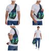 VTCTOASY Sling Bag Crossbody Sling Backpack for Men Women Glow in The Dark Cross Chest Bag Travel Hiking Daypack view 2
