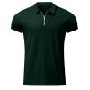Ymosrh Polo Tshirt, Short Sleeve Zipper Business Casual Polos Lightweight Athletic Golf Tshirt Mens Big and Clothes Casual (3XL, Dark Green) view 3