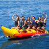 Hlixzoy Inflatable Motorboat Towing Thickened Banana Boat, Outdoor Sea Surfing Towing Inflatable Toy Adult Amusement Park Equipment, Can Accommodate 3-6 People,4 People view 1
