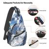 WSOIHFEC Sling Bag for Women Men Chest Bag Snowy Mountain Crossbody Bag Small Sling Backpack Fanny Packs Hiking Daypack view 3