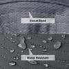 2 Pack Sun Hats for Men Women Fishing Hat UPF 50+ Breathable Wide Brim Summer UV Protection Hat Black/Blue view 4