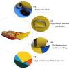 Hlixzoy Inflatable Water Banana Boat, Water Towing Banana Boat/Water Surfing Flying Fish Inflatable Boat/Suitable for Water Entertainment for Adults and Children,4 People view 2
