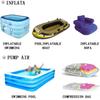 XARONF Electric Air Pump, 800W High Power AC Electric Air Pump, Air Pressure 2.8PSI with 3 Nozzles Suitable for Inflatable Tents, Kayaks, Dinghies and Swimming Pools view 2