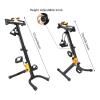 Pedal Exerciser Bike for Hand Arm Leg and Knee, 14-47in Height Adjustable Fitness Equipment for Seniors, Foldable Exercise Bike for Total Body view 4