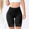 Slip Shorts for Women High Waist Lace Leggings Shorts Soft Stretch Boyshorts Panties Under Dress Underwear Yoga Shorts A- Black view 2