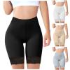 Slip Shorts for Women High Waist Lace Leggings Shorts Soft Stretch Boyshorts Panties Under Dress Underwear Yoga Shorts A- Black view 4