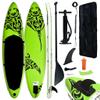 SKM Inflatable Stand Up Paddleboard Set 366x76x15 cm Green (Weight-24KG) view 1