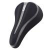 cdar Bike Seat Cover Wear Resistant Non-Slip Adjustable Fastener Tape Secure Universal Bicycle Saddle Cushion Cover Black & White view 1