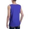 Custom Sleeveless Shirts Tank Tops, Personalized T Shirt with Your Own Text/Image/Logo,Customize Shirt Your Design for Gift X-Large Blue view 2