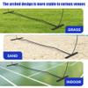 PLYOGO Volleyball Net, 14FT Portable Volleyball Net for Backyard, Adjustable Height and Instant Setup, Professional Freestanding Training Practice Set for Indoor and Outdoor with Carry Bag view 3