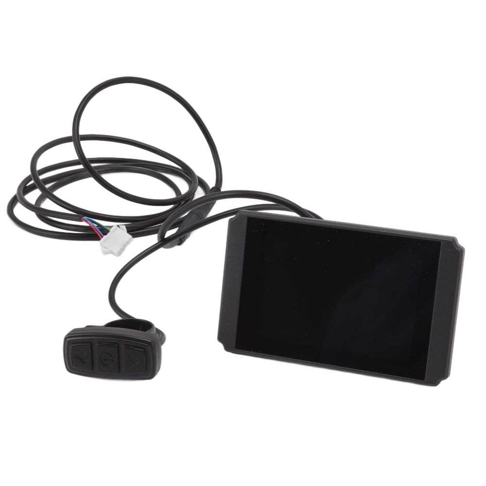 Yuecoom Electric Bike LCD Display, LCD8H Colorful Waterproof 24V 36V 48V Electric Bike Conversion Kit Display Meter for KT