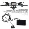 Yuecoom Electric Bike LCD Display, LCD8H Colorful Waterproof 24V 36V 48V Electric Bike Conversion Kit Display Meter for KT view 3