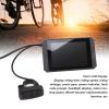 Yuecoom Electric Bike LCD Display, LCD8H Colorful Waterproof 24V 36V 48V Electric Bike Conversion Kit Display Meter for KT view 4