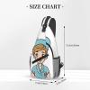 WSOIHFEC Sling Bag for Women Men Chest Bag Cartoon nurse image Crossbody Bag Small Sling Backpack Fanny Packs Hiking Daypack view 2