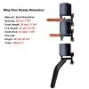 COYEUX Traditional Wing Chun Wooden Dummy, Wall Mounted Kung Fu Spring Stakes, Height Adjustable, Indoor Home Kung Fu Trainer Tools view 3