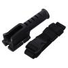Restokki Fishing Belt Black Portable Adjustable Corrosions Resistant Fishing Rod Belt Holder with Rod Holder for Outdoor Fishing view 2