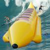 Hlixzoy Inflatable Snow Banana Boat, Inflatable Water Banana Boat Water Flying Fish Water Surfing Board, Water Surfing PVC Kayak for Adults and Kids,5 People view 1
