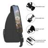 WSOIHFEC Sling Bag for Women Men Chest Bag Blossoming Flowers Crossbody Bag Small Sling Backpack Fanny Packs Hiking Daypack view 4