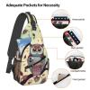 WSOIHFEC Sling Bag for Women Men Chest Bag Owl tree branch Crossbody Bag Small Sling Backpack Fanny Packs Hiking Daypack view 3