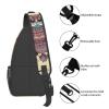 WSOIHFEC Sling Bag for Women Men Chest Bag Owl tree branch Crossbody Bag Small Sling Backpack Fanny Packs Hiking Daypack view 4