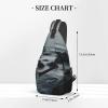 WSOIHFEC Sling Bag for Women Men Chest Bag Black rocks on the water Crossbody Bag Small Sling Backpack Fanny Packs Hiking Daypack view 2