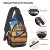 VTCTOASY Sling Bag Crossbody Sling Backpack for Men Women Vintage Book Cross Chest Bag Travel Hiking Daypack view 2