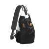 WSOIHFEC Sling Bag for Women Men Chest Bag Black Cute Cat Crossbody Bag Small Sling Backpack Fanny Packs Hiking Daypack view 1