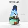 WSOIHFEC Sling Bag for Women Men Chest Bag Tropical Holidays Crossbody Bag Small Sling Backpack Fanny Packs Hiking Daypack view 2