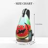 VTCTOASY Sling Bag Crossbody Sling Backpack for Men Women Watermelon Cross Chest Bag Travel Hiking Daypack view 2