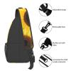 WSOIHFEC Sling Bag for Women Men Chest Bag Sunflower Bees Crossbody Bag Small Sling Backpack Fanny Packs Hiking Daypack view 4