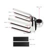 Jopwkuin Universal Wakeboard Tower, Wakeboard Tower Rack Adjustable Angle Wakeboarding Holder Bracket Polished Aluminium Alloy for 1.89in 2.36in 2.48in Clamp Tubing for Boat, Yacht, Marine view 4