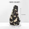 WSOIHFEC Sling Bag for Women Men Chest Bag Bat Print Crossbody Bag Small Sling Backpack Fanny Packs Hiking Daypack view 2