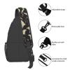 WSOIHFEC Sling Bag for Women Men Chest Bag Bat Print Crossbody Bag Small Sling Backpack Fanny Packs Hiking Daypack view 4