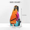 WSOIHFEC Sling Bag for Women Men Chest Bag Ice Popsicles Crossbody Bag Small Sling Backpack Fanny Packs Hiking Daypack view 2