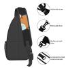 WSOIHFEC Sling Bag for Women Men Chest Bag Cartoon sleeping guinea Mouse Crossbody Bag Small Sling Backpack Fanny Packs Hiking Daypack view 4