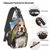 WSOIHFEC Sling Bag for Women Men Chest Bag lovely Dog Beagl Crossbody Bag Small Sling Backpack Fanny Packs Hiking Daypack view 3